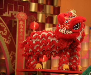 chinese lion dance