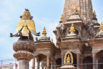 Historical Building of Krishna Mandir Temple in Patan Durbur Square