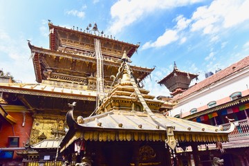 Hiranya Varna Mahavihar or the Golden Temple Near Patan Durbur Square