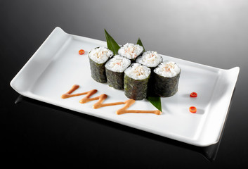 Delicious Japanese food, sushi