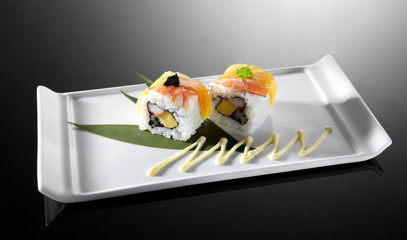 Delicious Japanese food, sushi