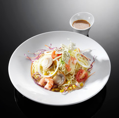 Delicious Japanese food, salad