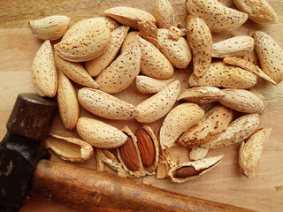 Whole Broken Cracked Almond Nuts