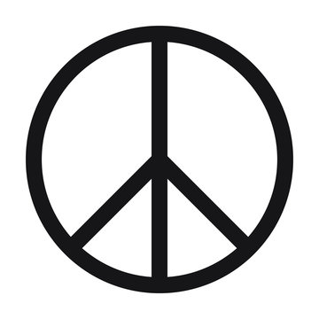 Peace sign vector illustration