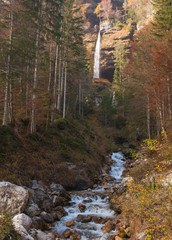 Obraz premium Pericnik waterfall