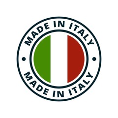 Made in Italy label illustration