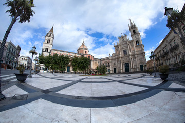 Piazza Duomo Acireale Cattedrale e Basilica di San Pietro e Paolo