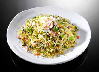 Delicious food, fried rice