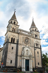 Fototapeta na wymiar Cattedrale e chiesa di Acireale