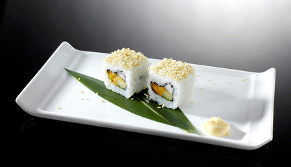 Delicious Japanese food, sushi