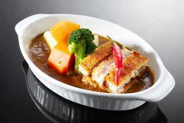 Delicious cuisine, curry snacks