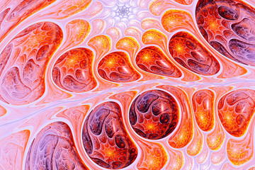 3d abstract computer generated fractal design.Fractal is never-ending pattern.Fractals are infinitely complex patterns that are self-similar across different scales.