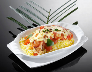 Delicious Japanese food, omelet