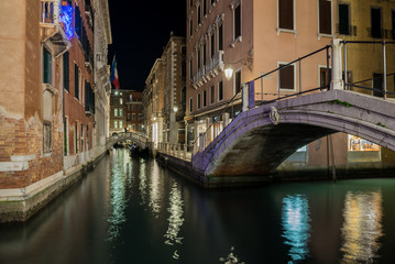 Fototapeta na wymiar Venezia, canale veneziano