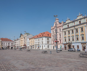 Obraz premium alte Häuser in Pilsen