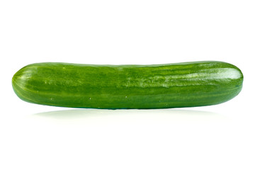 fresh cucumber isolated