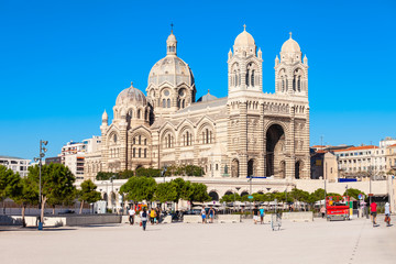 Fototapeta na wymiar Marseille Cathedral catholic church, France