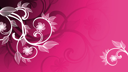 floral ornament background