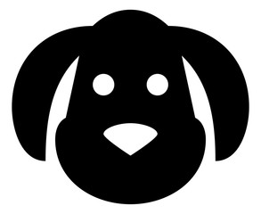 Dog Head Vector Icon.eps