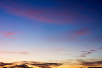 Fototapeta na wymiar Blue sky background with beautiful clouds