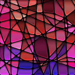 Fototapeta premium abstract vector stained-glass mosaic background