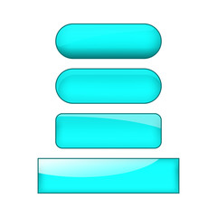 vector web buttons set