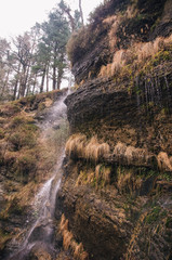 Fototapeta premium waterfall of Uguna, Gorbea, Basque Country