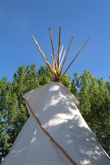 Top Of The Teepee, Fort Edmonton Park, Edmonton, Alberta © Michael Mamoon