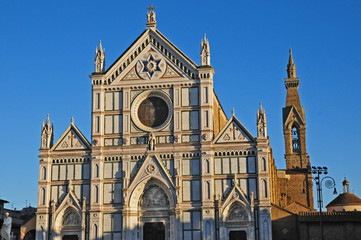 Firenze, la chiesa di Santa Croce