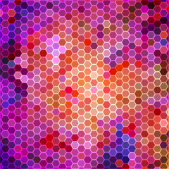 abstract vector geometric hexagon background