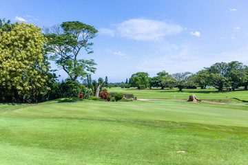 Golf Green Flag Hole Scenic Course