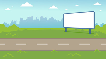 Billboard on the road