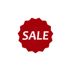 Sale banner template design, price tag icon. discount stickers with percentage