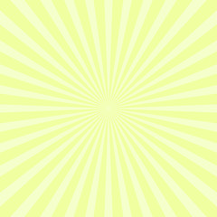 Yellow abstract sun rays vector background