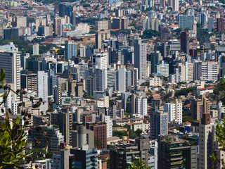 Fototapeta premium View of Belo Horizonte City Belo Horizonte, Minas Gerais/brazil December 12/23/2018