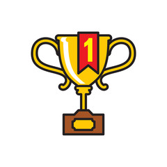 Soccer prize icon on white background for graphic and web design, Modern simple vector sign. Internet concept. Trendy symbol for website design web button or mobile app