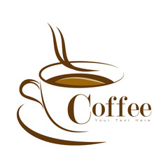 vector coffee logo