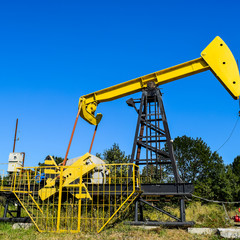 Pumping unit as the oil pump installed on a well
