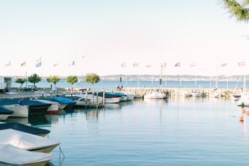 Fototapeta premium Port on Lake Garda Sirmione
