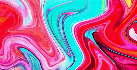 Watercolor marble art. Liquid paint swirls. Colorful texture background. Multicolored wallpaper graphic design. Pattern for creating artworks and prints.