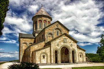 Fototapeta na wymiar The monastery of St. Nino Bodbe..