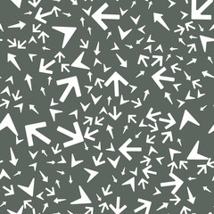 Different color arrows. Seamless vector EPS 10 pattern