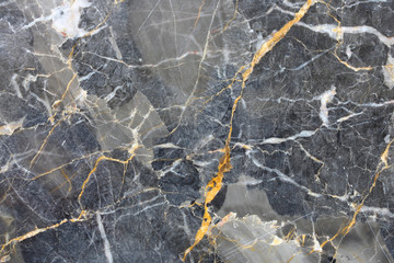 Gold and white Patterned natural of dark gray marble pattern (Gold Russia) texture for design. © ImagineDesign
