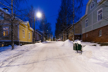 Winterly village