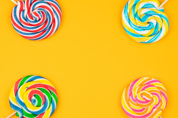Fototapeta na wymiar colored lollipop 