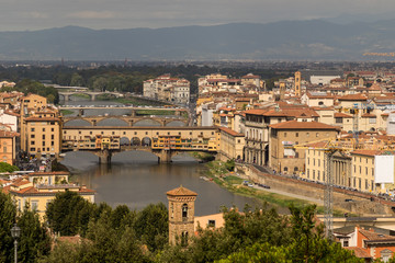 Fototapeta na wymiar View from Piazzale Michelangelo