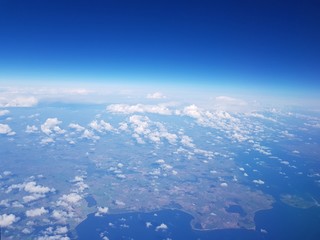 Europa vista desde el avion