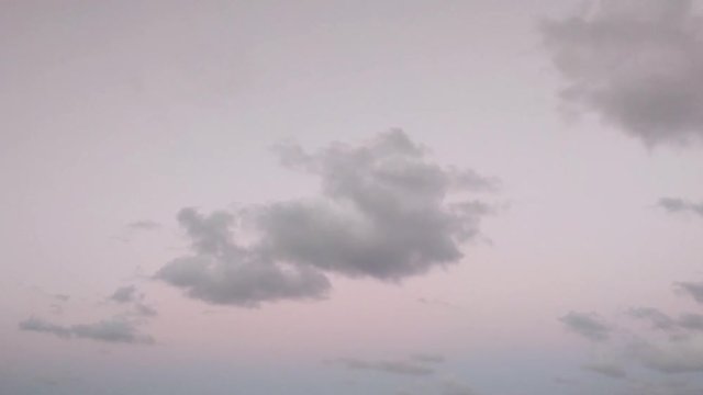 Clouds in timelapse