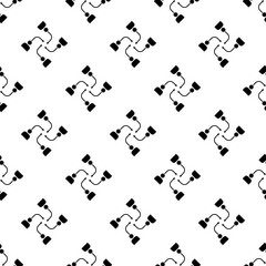 Communication Icon, Business, Social Communication Icon Seamless Pattern