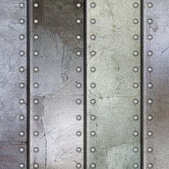 steel metal plate background, 3D